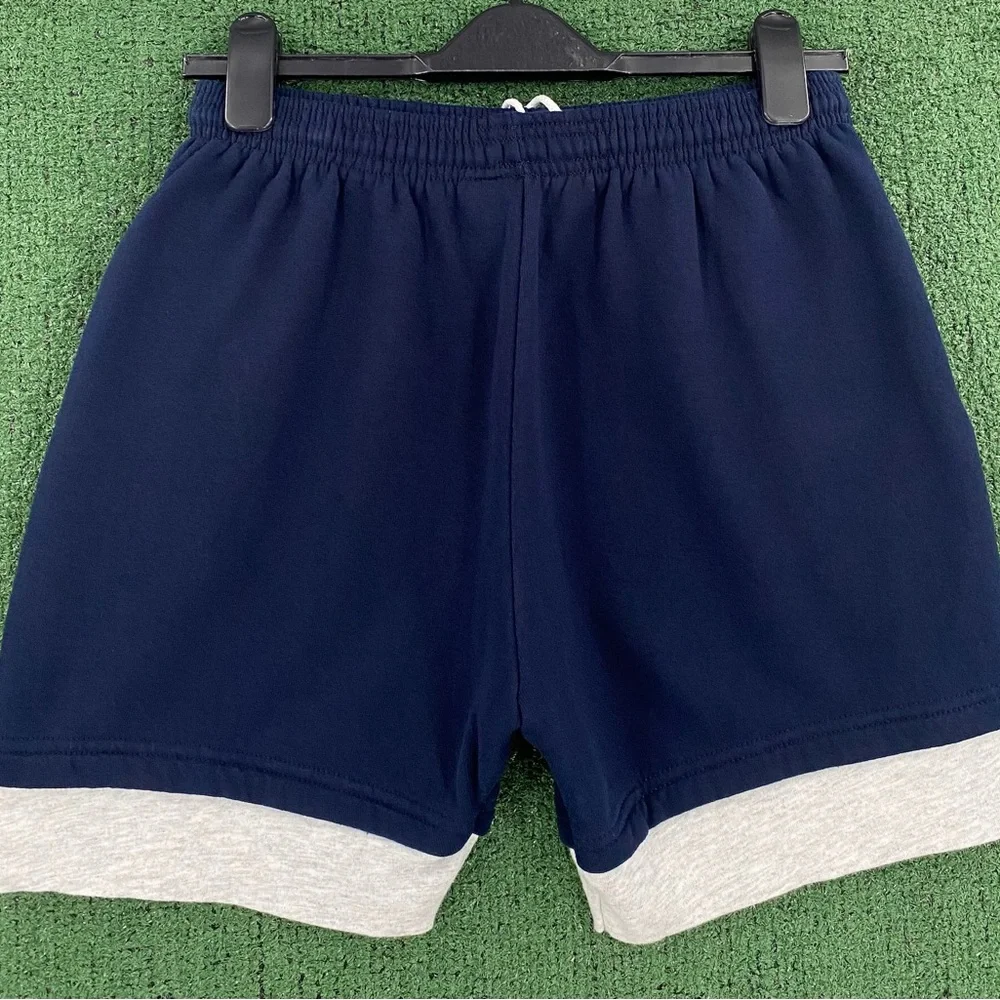 VTG 90’s 20/20 Sport Navy Gym Sweat Shorts W/ Pockets Men’s SZ Medium USA Made
